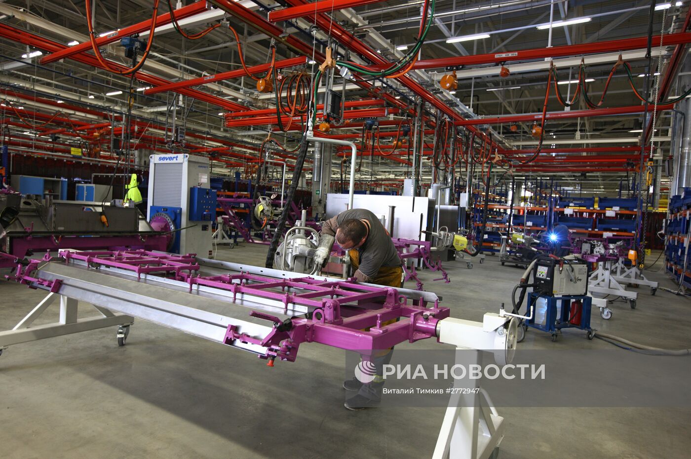 Производство зерноуборочных комбайнов на заводе CLAAS в Краснодаре