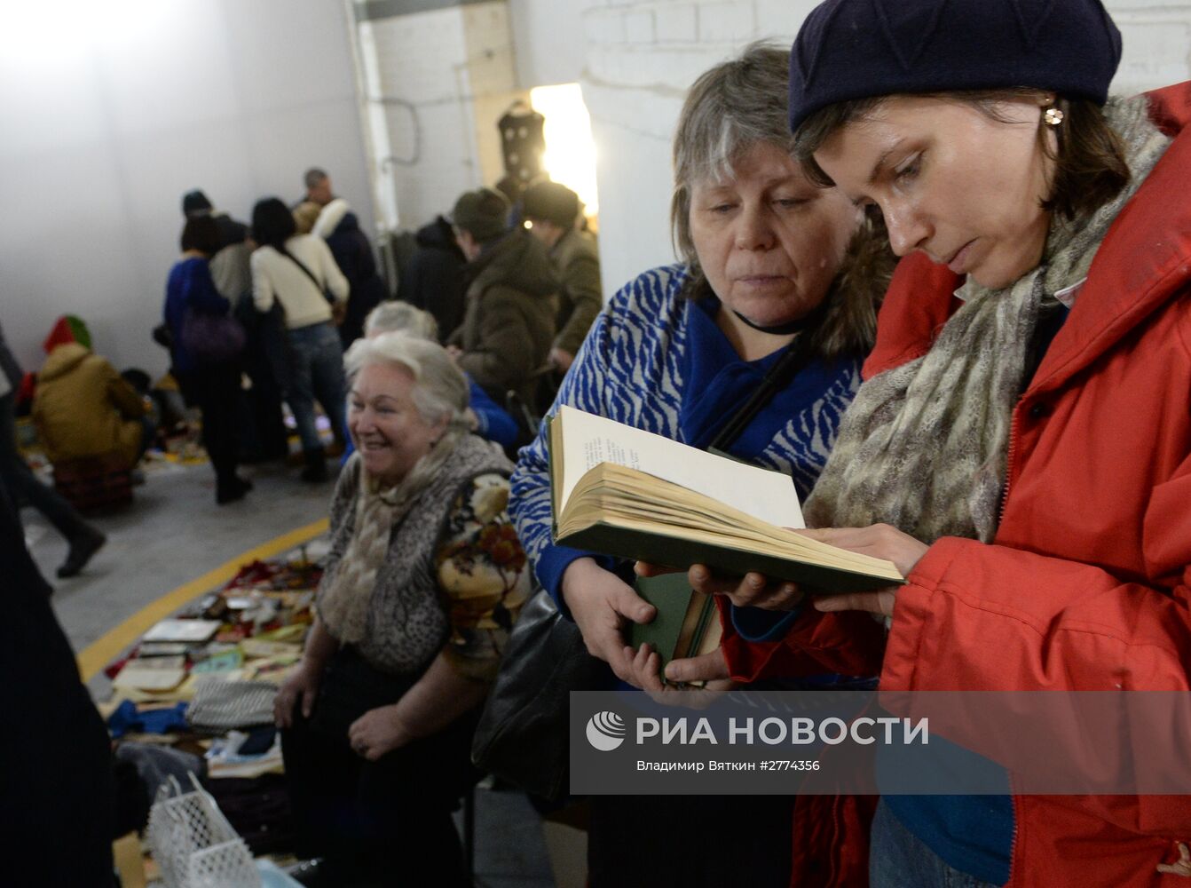 Зимний городской блошиный рынок в Музее Москвы