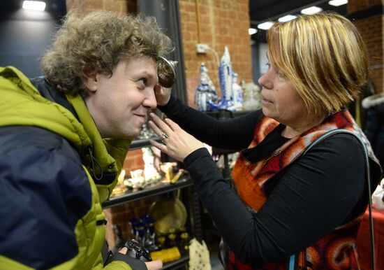 Зимний городской блошиный рынок в Музее Москвы