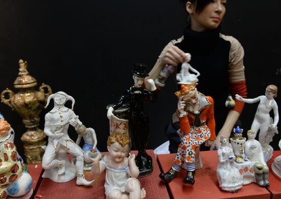 Зимний городской блошиный рынок в Музее Москвы