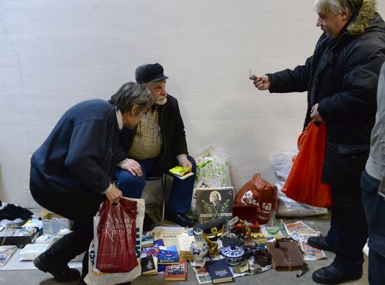 Зимний городской блошиный рынок в Музее Москвы