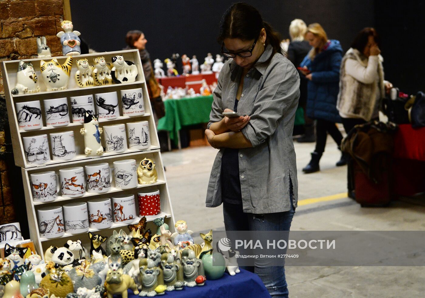 Зимний городской блошиный рынок в Музее Москвы