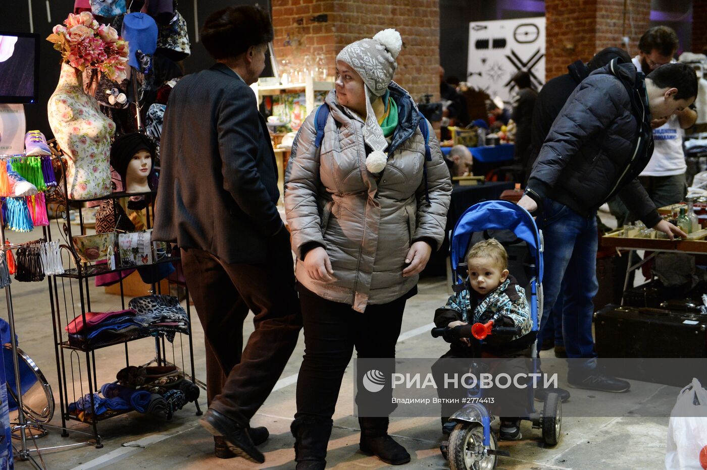Зимний городской блошиный рынок в Музее Москвы