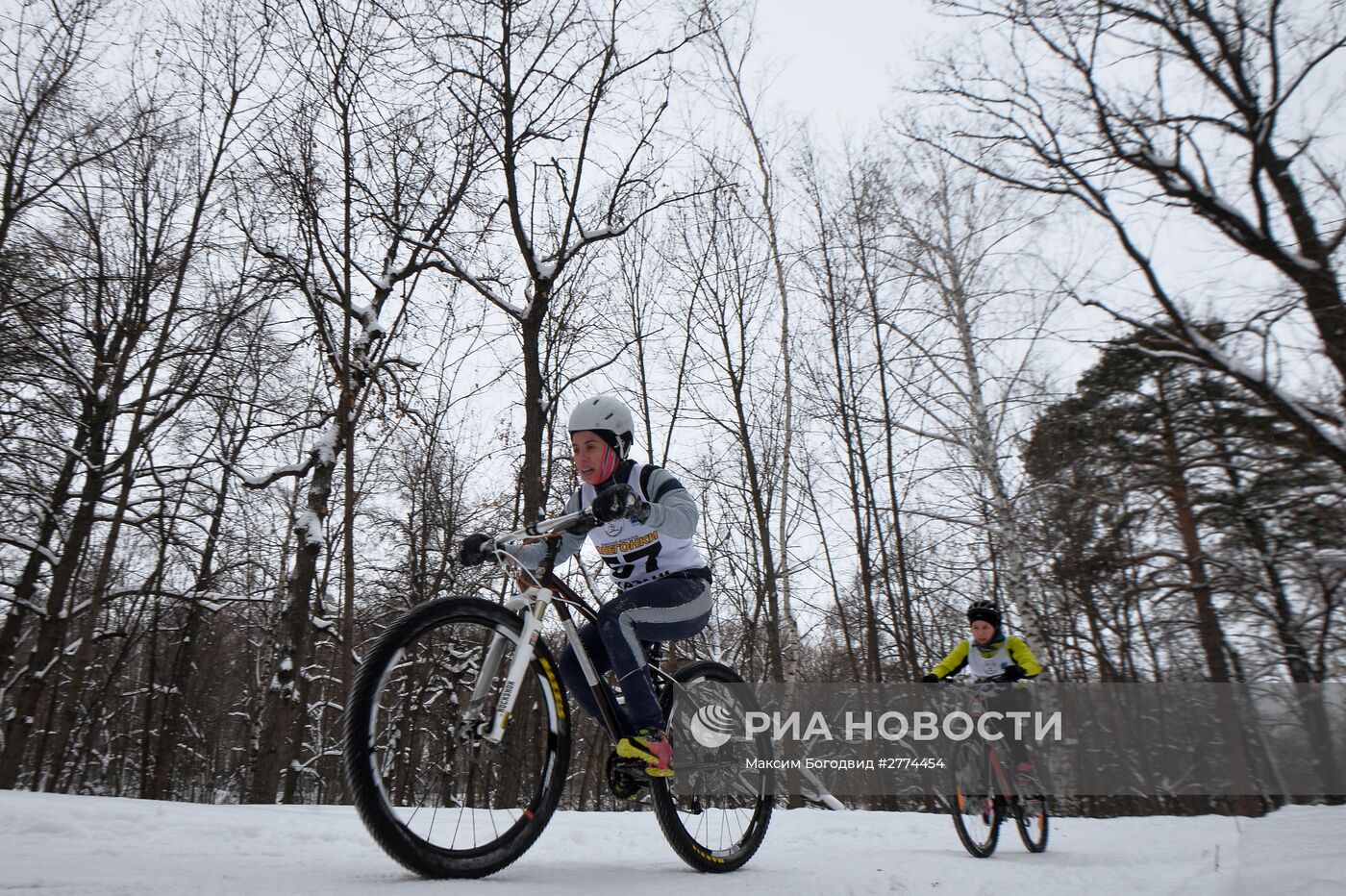 Чемпионат и первенство Казани по зимнему триатлону