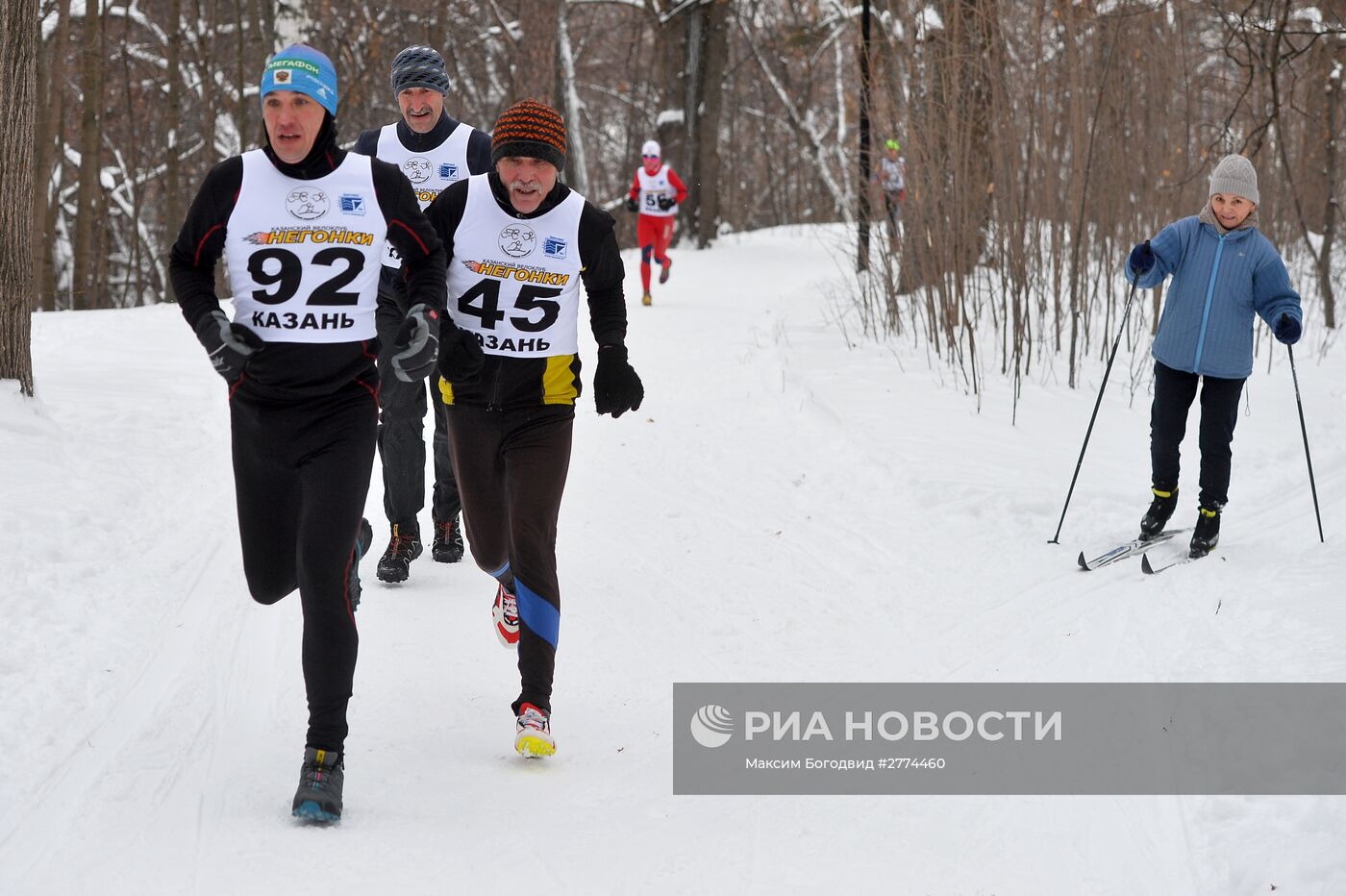 Чемпионат и первенство Казани по зимнему триатлону