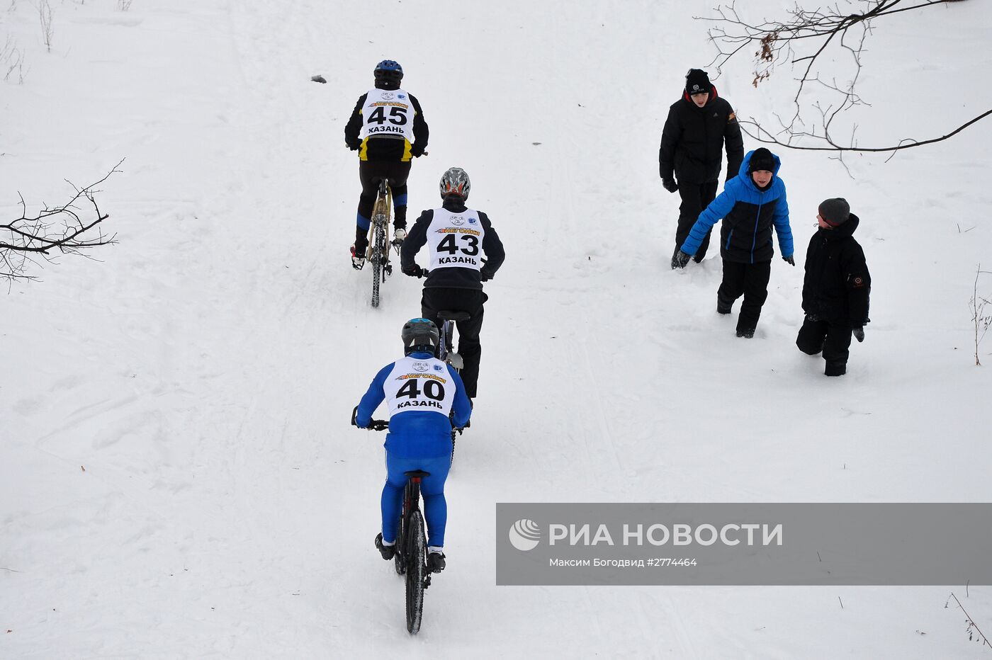 Чемпионат и первенство Казани по зимнему триатлону