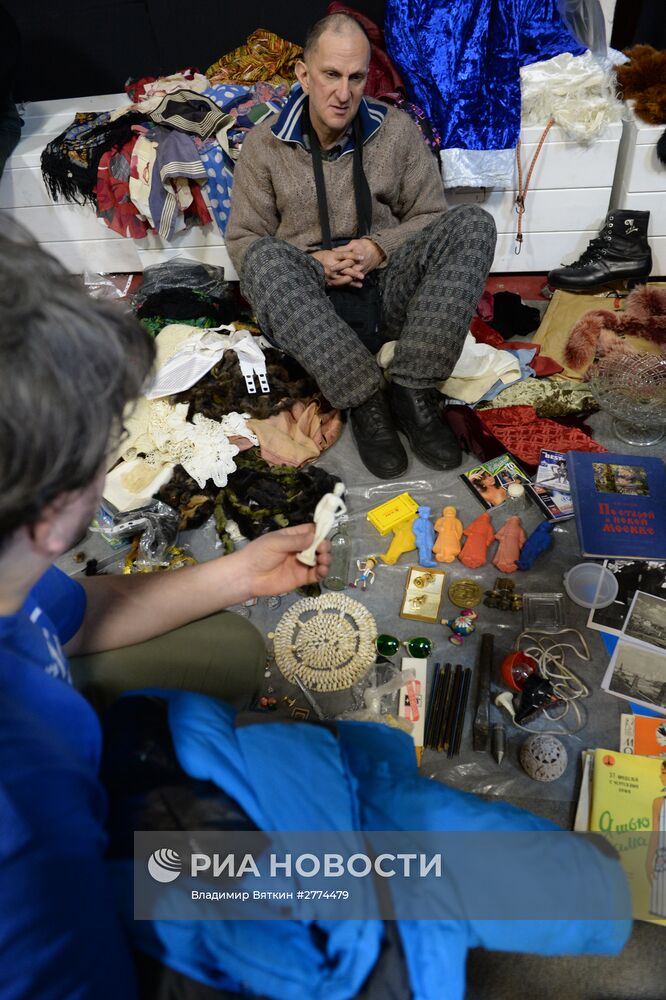 Зимний городской блошиный рынок в Музее Москвы