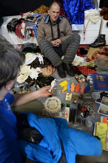 Зимний городской блошиный рынок в Музее Москвы