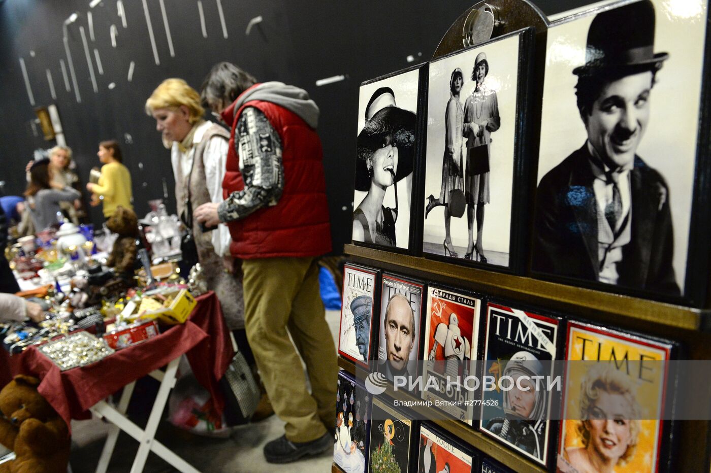 Зимний городской блошиный рынок в Музее Москвы