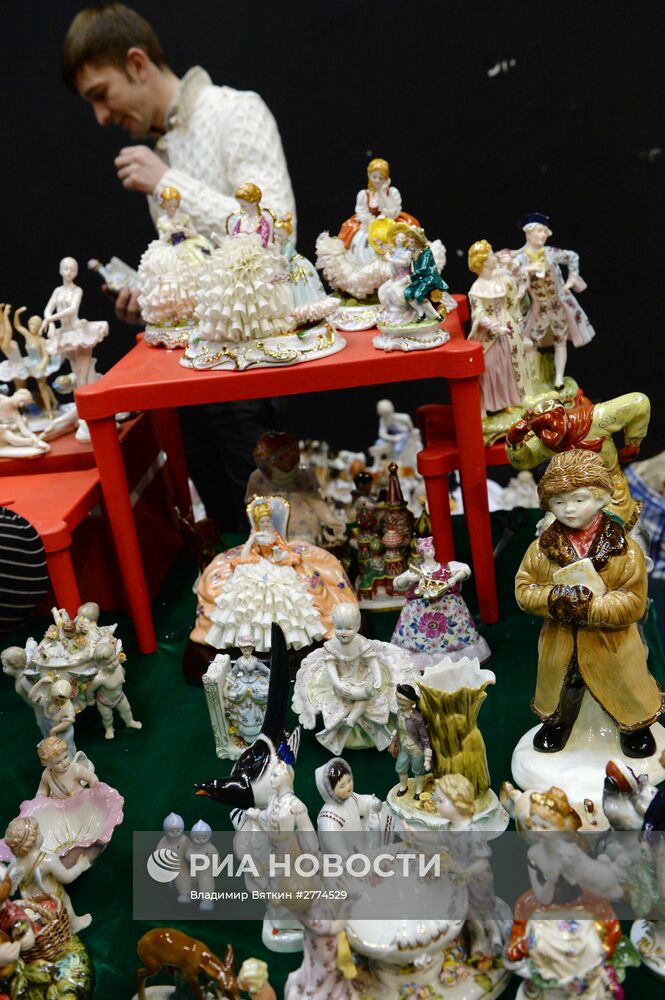 Зимний городской блошиный рынок в Музее Москвы