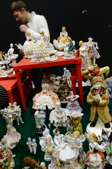 Зимний городской блошиный рынок в Музее Москвы