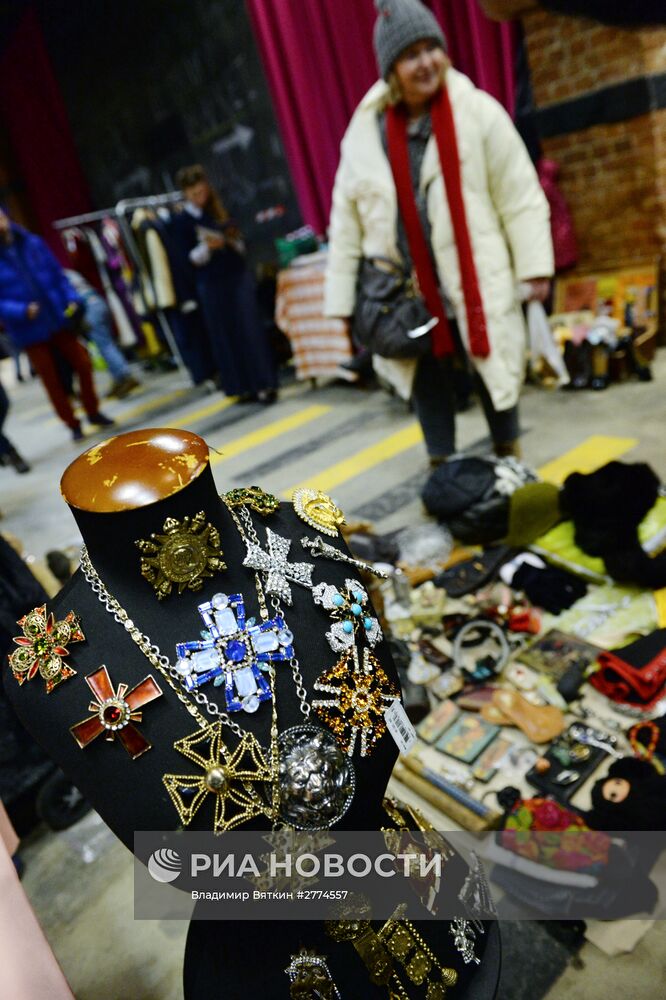 Зимний городской блошиный рынок в Музее Москвы
