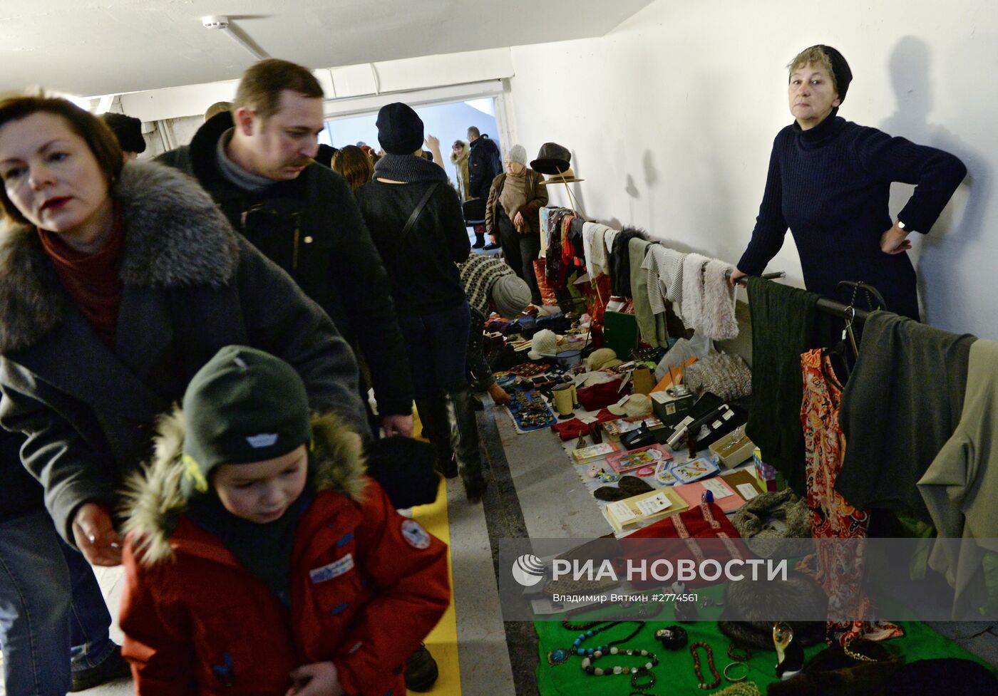 Зимний городской блошиный рынок в Музее Москвы