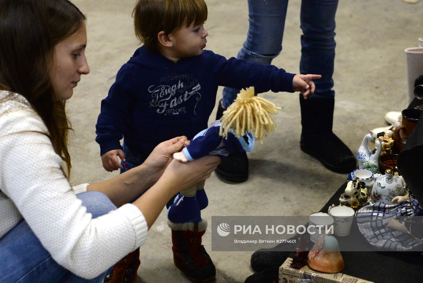 Зимний городской блошиный рынок в Музее Москвы