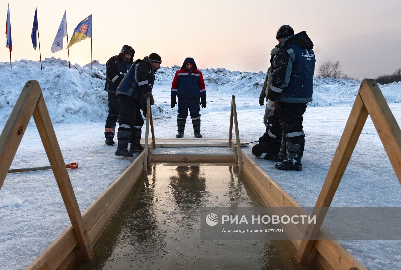 Подготовка к празднику Крещения