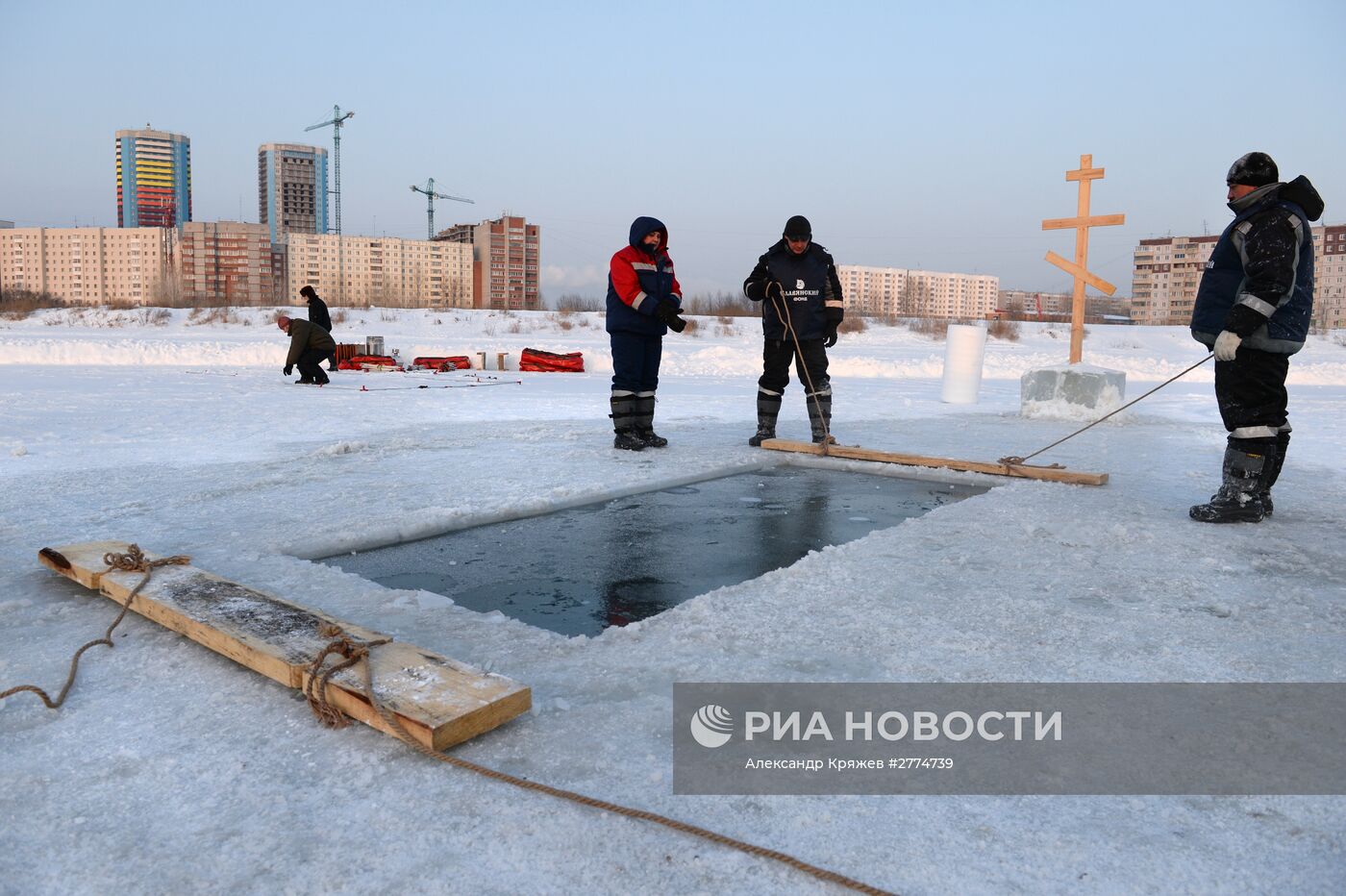 Подготовка к празднику Крещения