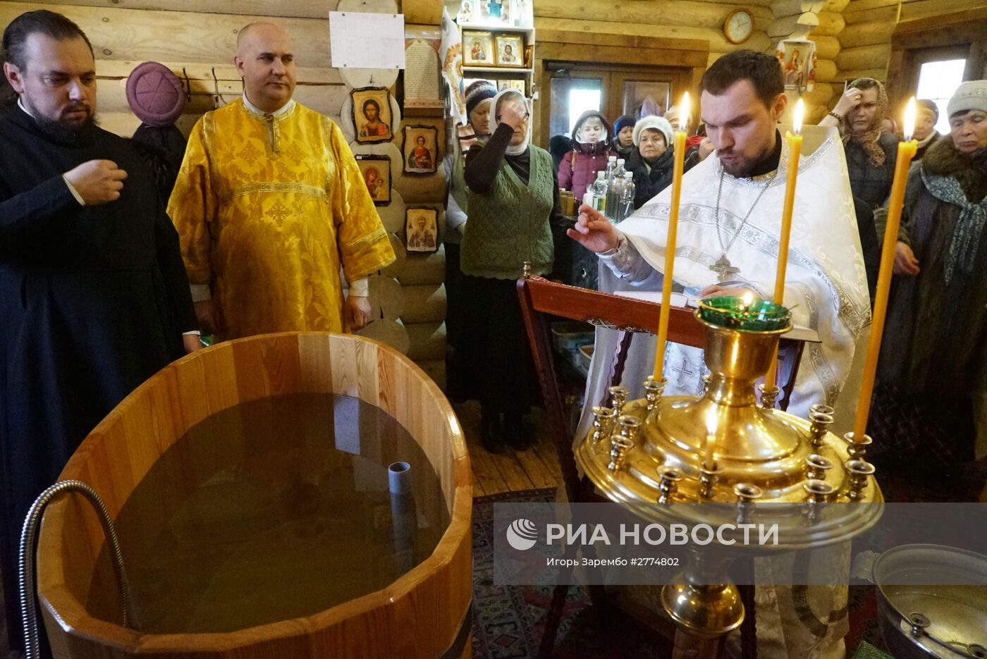 Подготовка к празднику Крещения