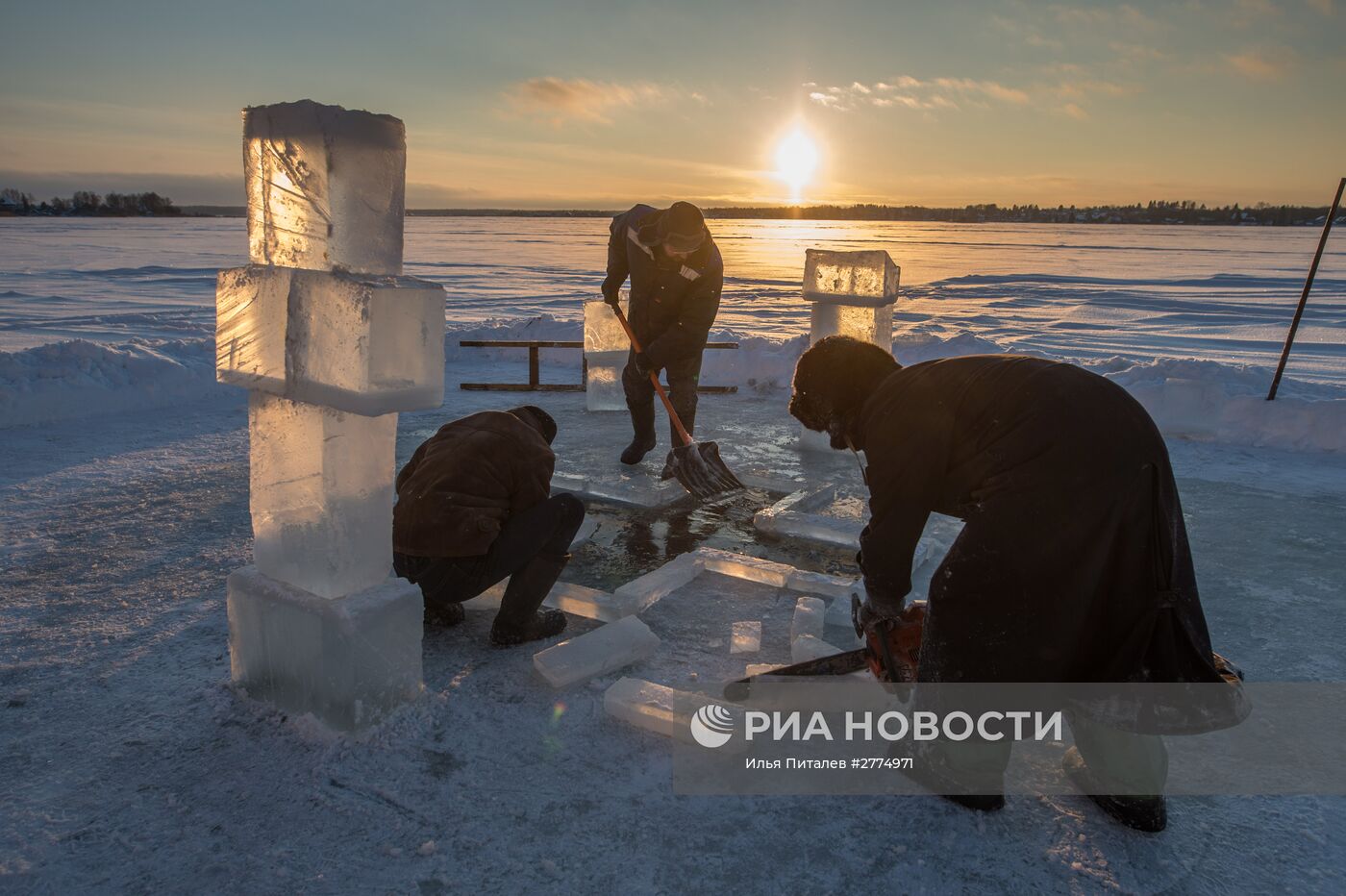 Подготовка к празднику Крещения