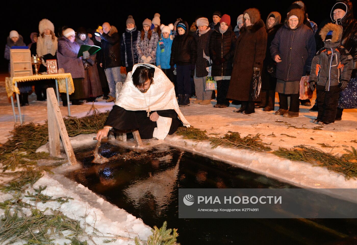 Подготовка к празднику Крещения