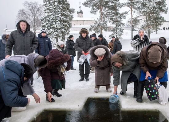 Праздник Крещения Господня в регионах России