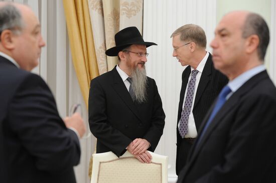 Встреча президента РФ В. Путина с представителями Европейского еврейского конгресса