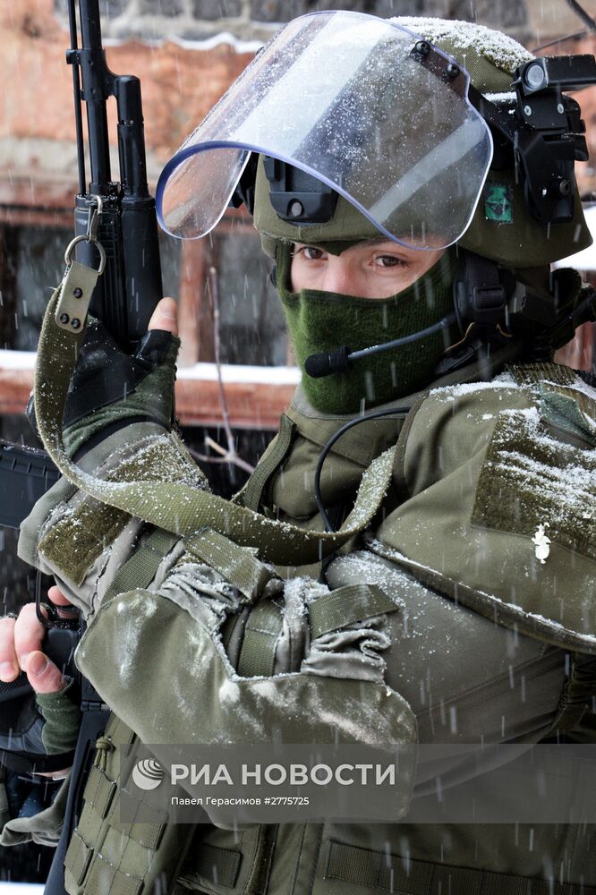 Учения штурмового батальона инженерных войск ВС РФ