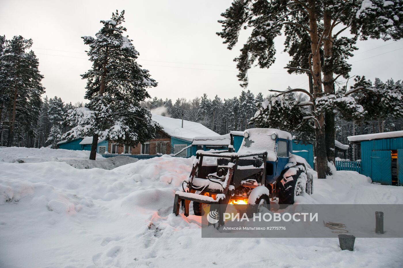 Зима в Омской области