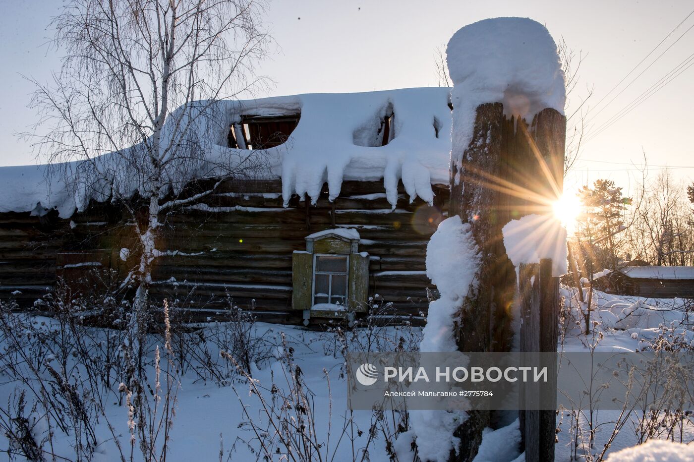 Зима в Омской области