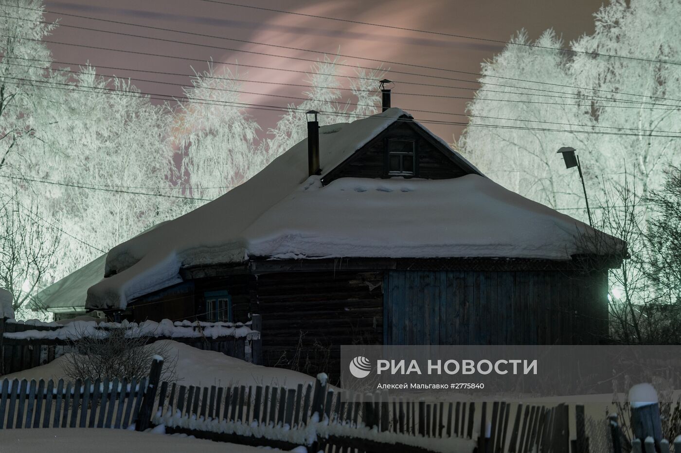 Зима в Омской области