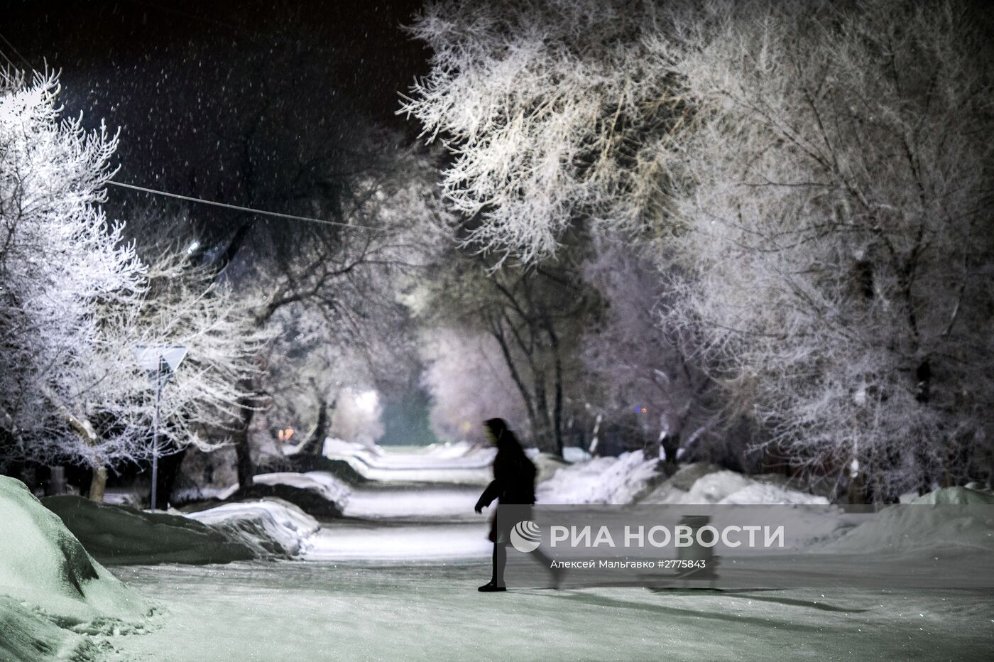 Зима в Омской области