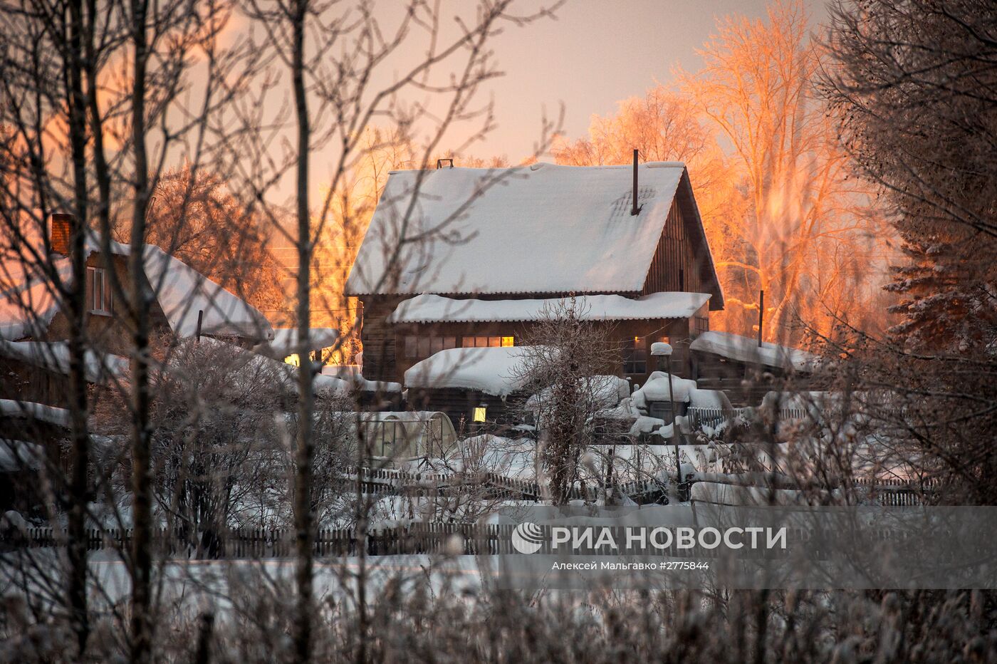 Зима в Омской области