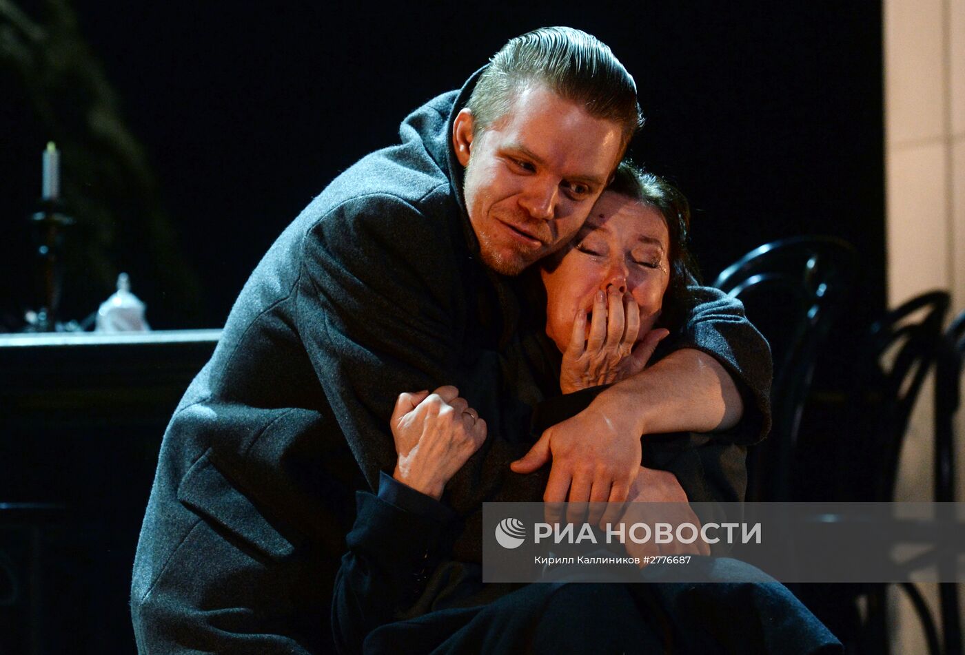 Предпремьерный показ спектакля "Русский роман" в Театре им.В.Маяковского