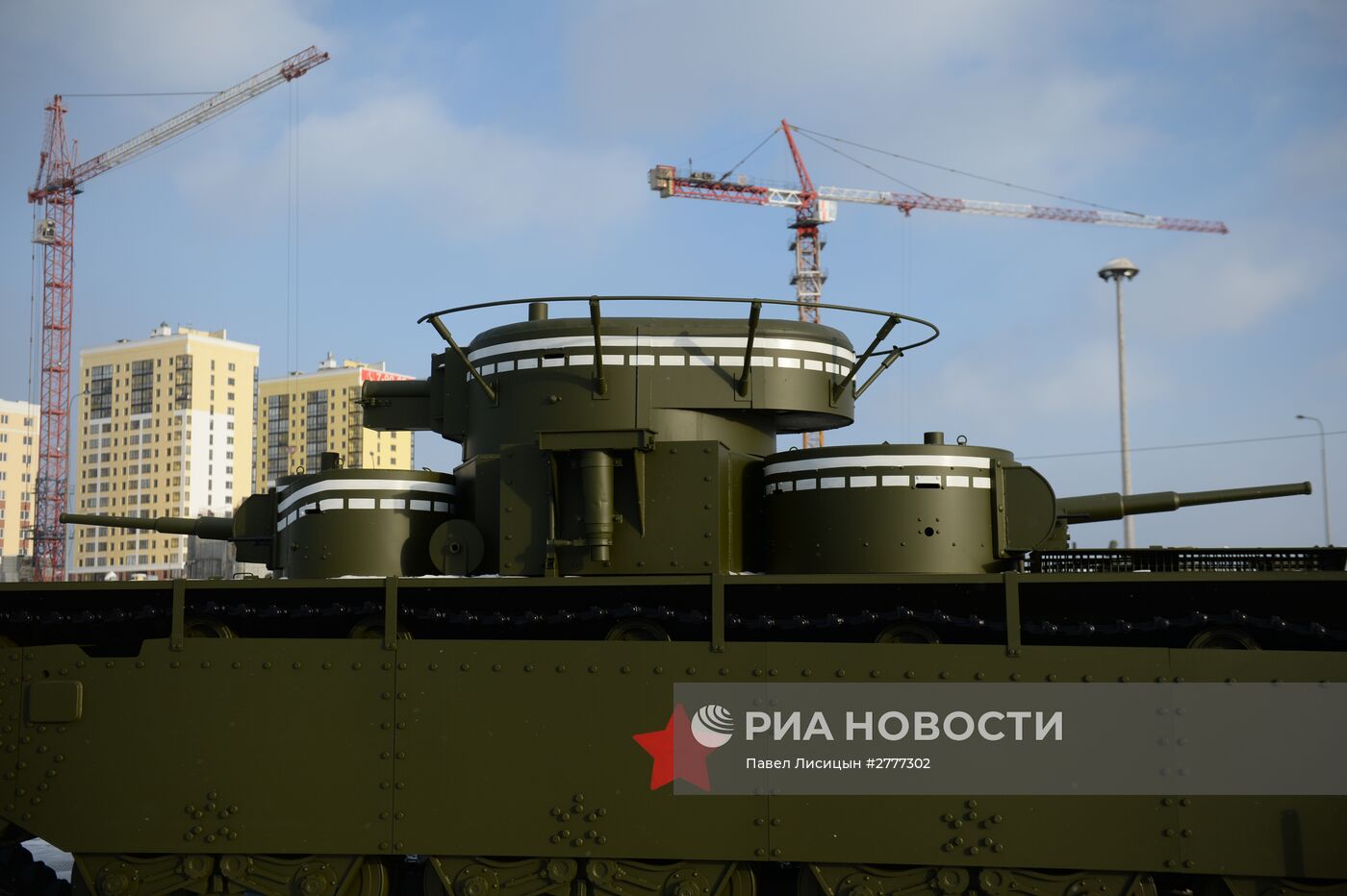 В Свердловской области по советским чертежам воссоздали танк Т-35