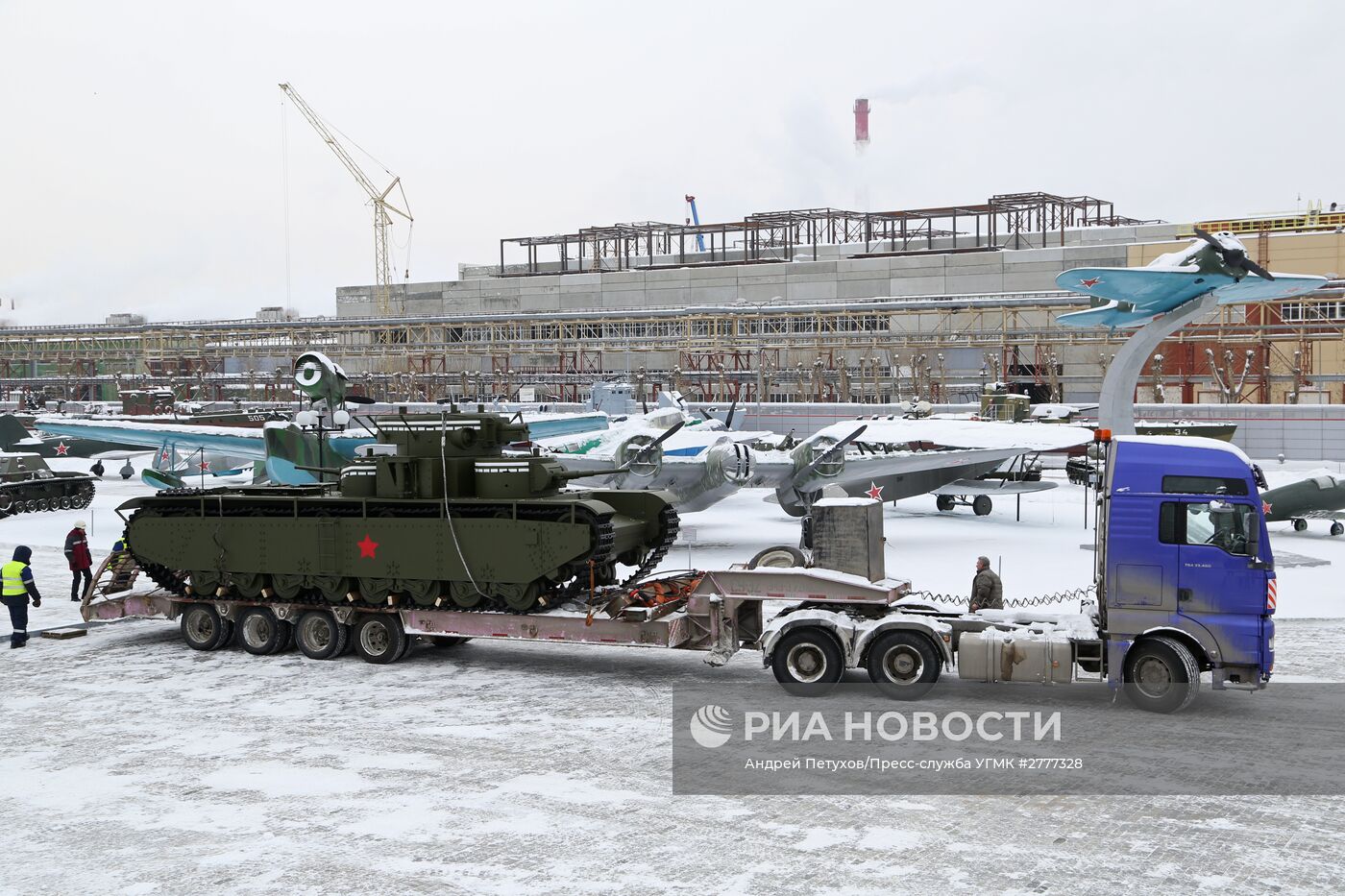 В Свердловской области по советским чертежам воссоздали танк Т-35