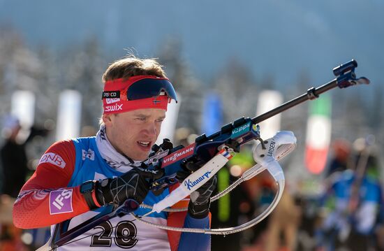 Биатлон. VI этап Кубка мира. Мужчины. Спринт