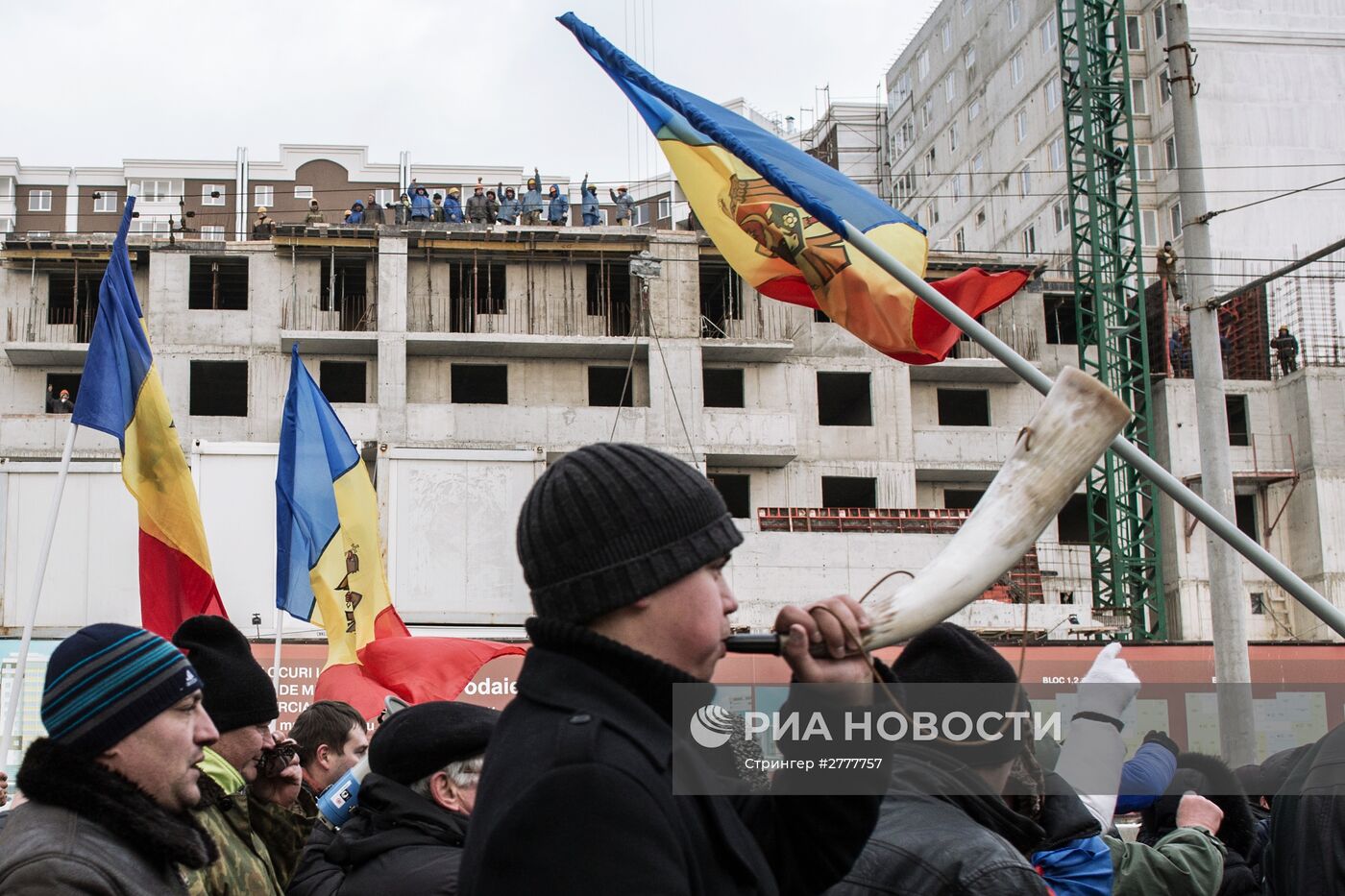 Протестные акции оппозиции в Кишиневе