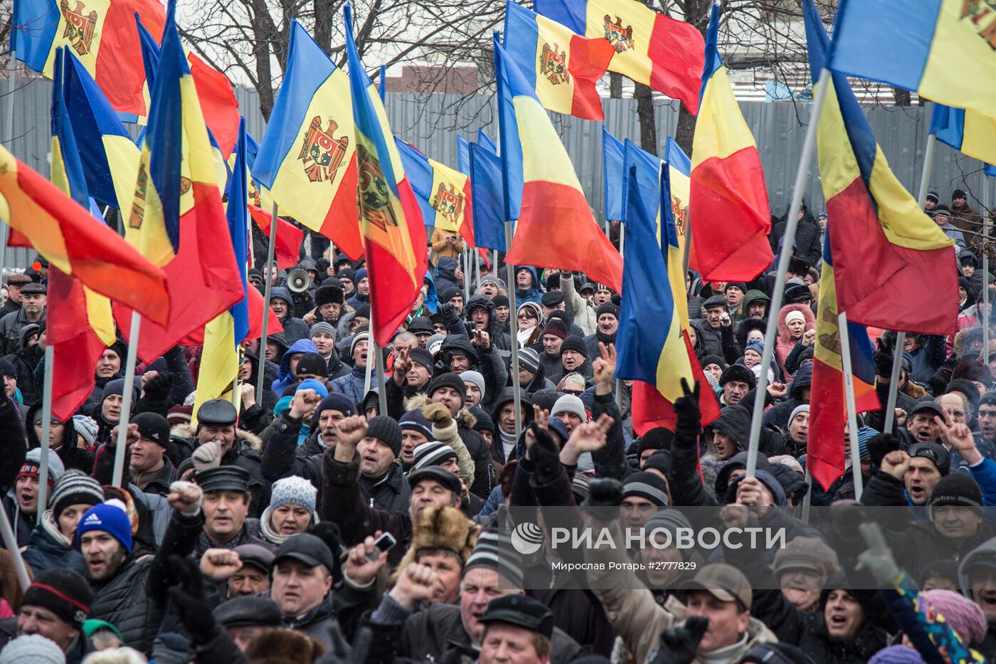 Протестные акции оппозиции в Кишиневе