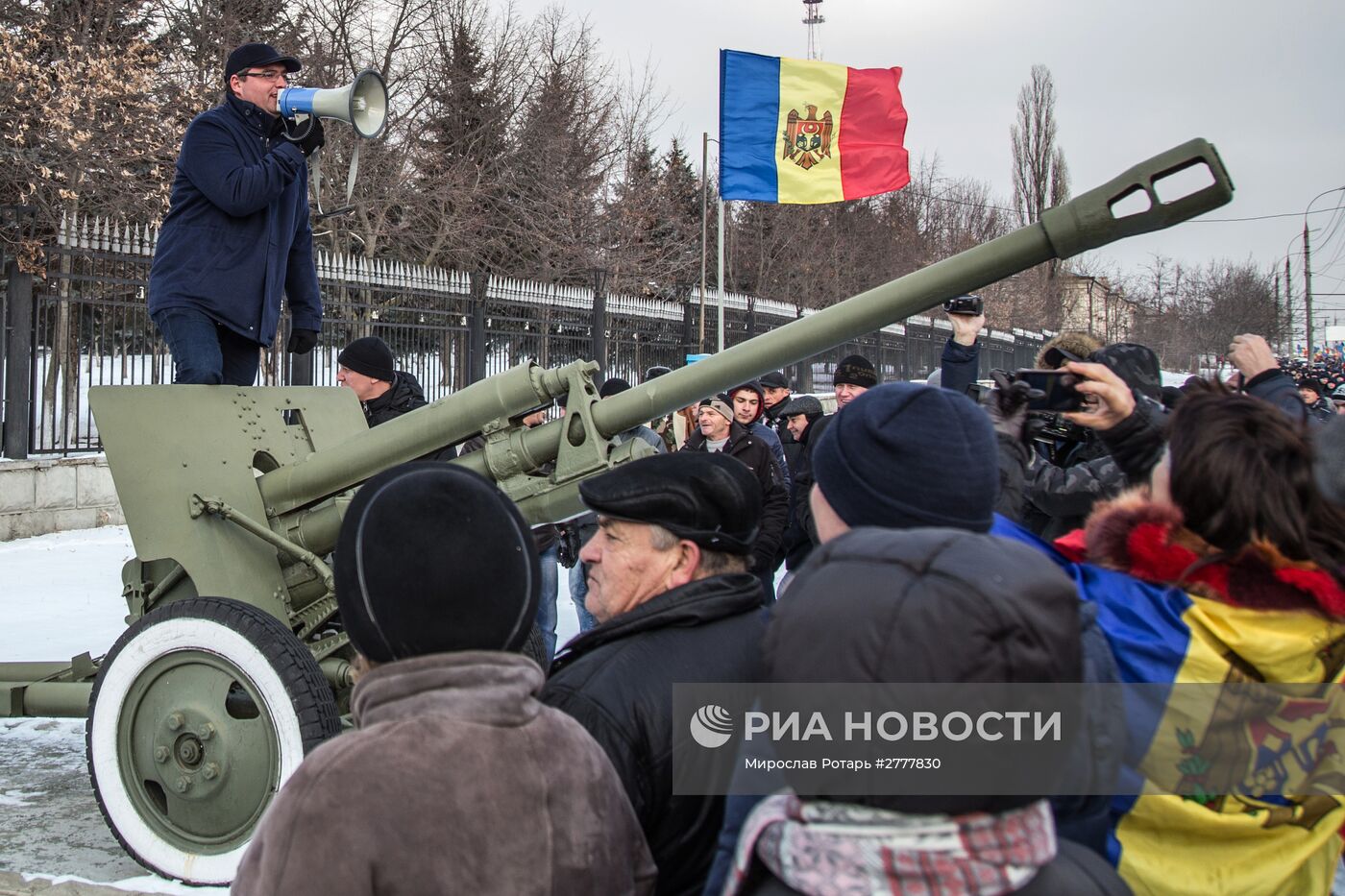 Протестные акции оппозиции в Кишиневе