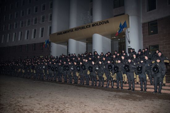 Протестные акции оппозиции в Кишиневе