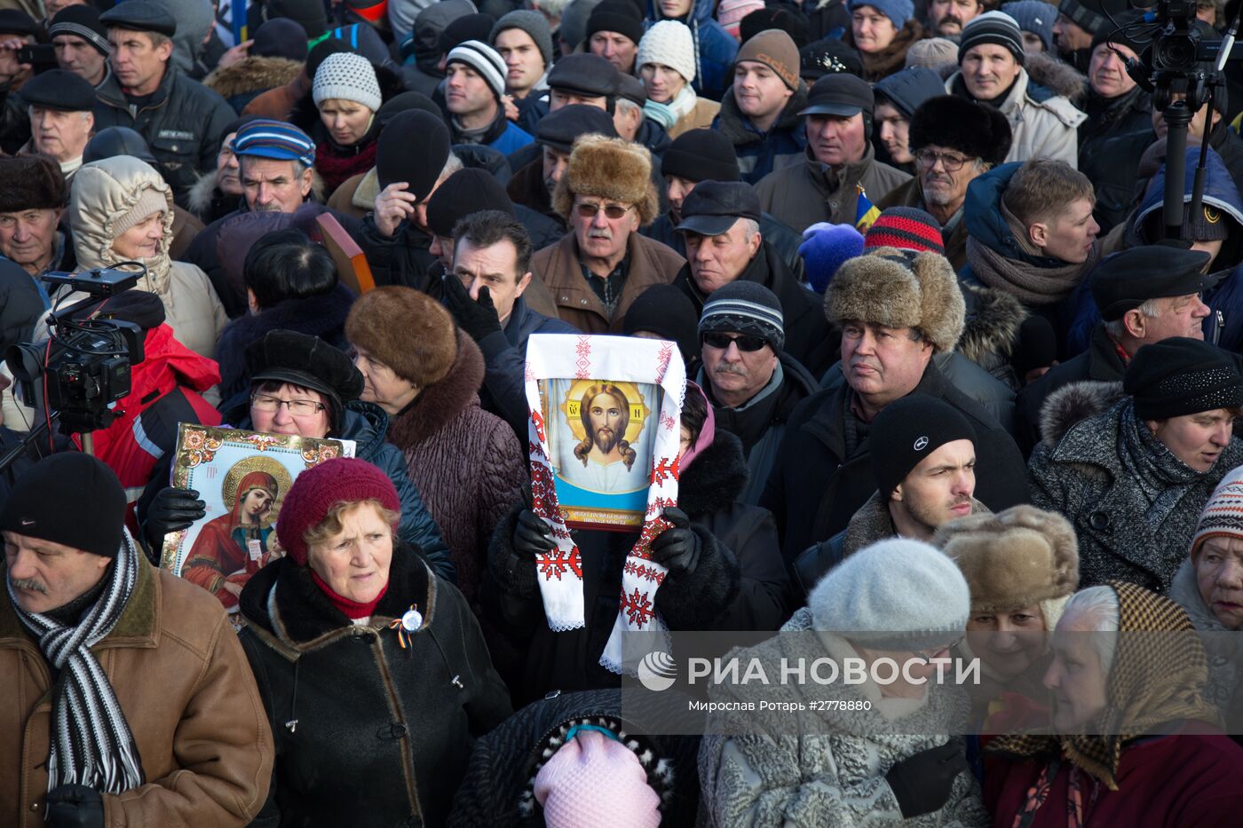 Акция протеста в Молдавии