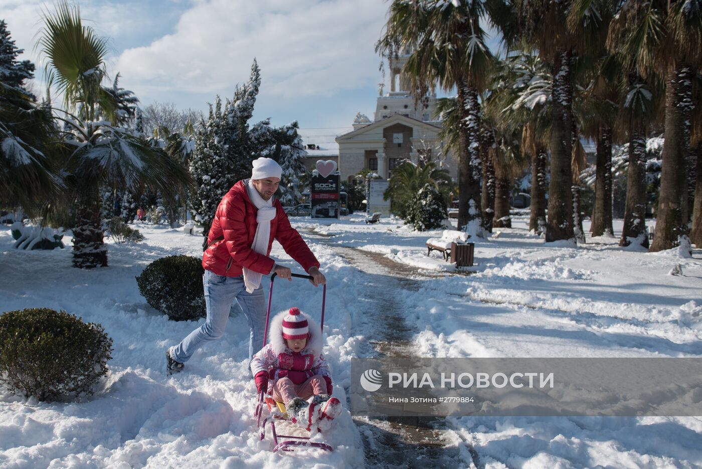 Зима в Сочи