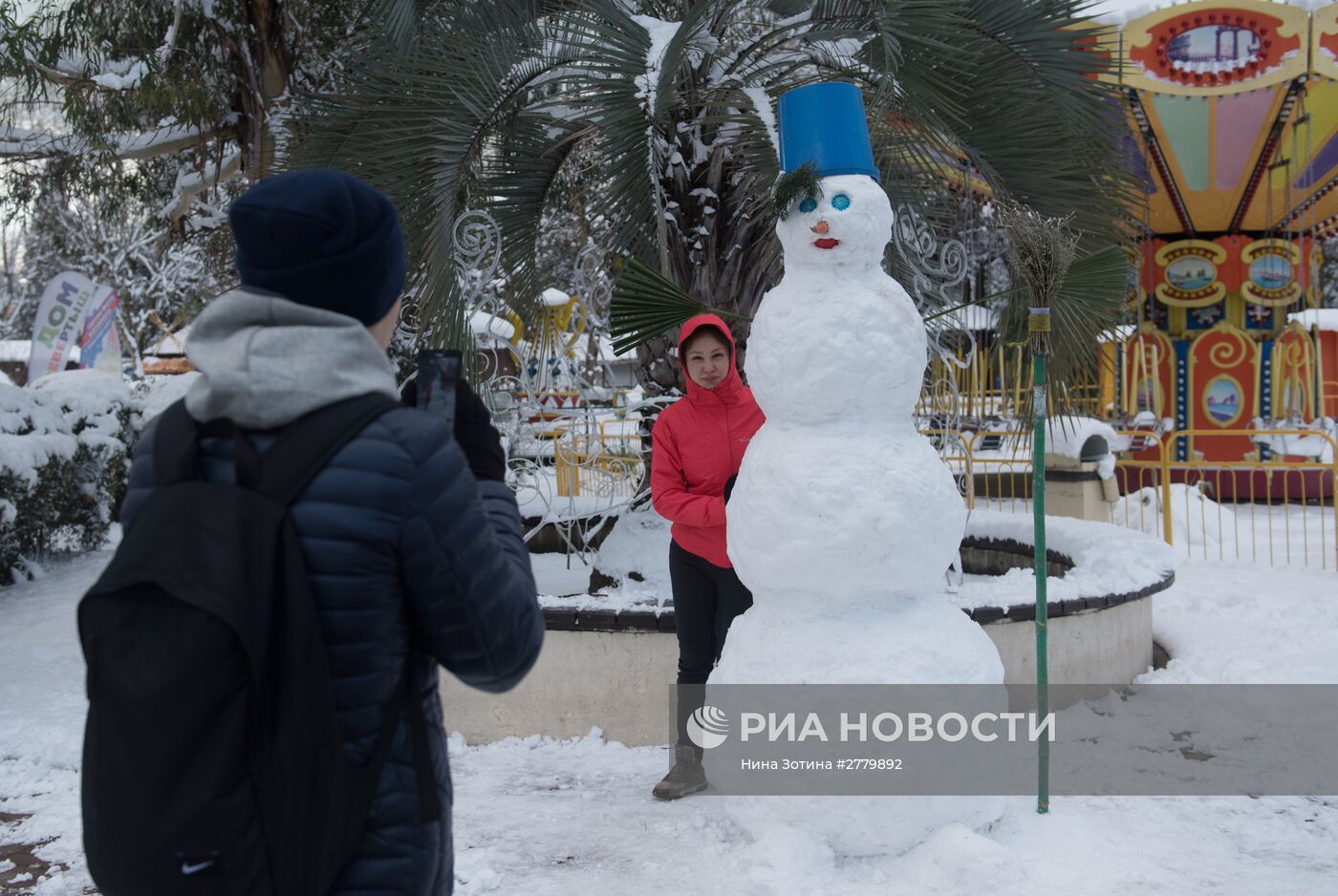 Зима в Сочи