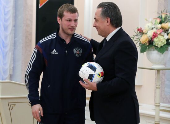 В.Мутко встретился со сборной России по мини-футболу