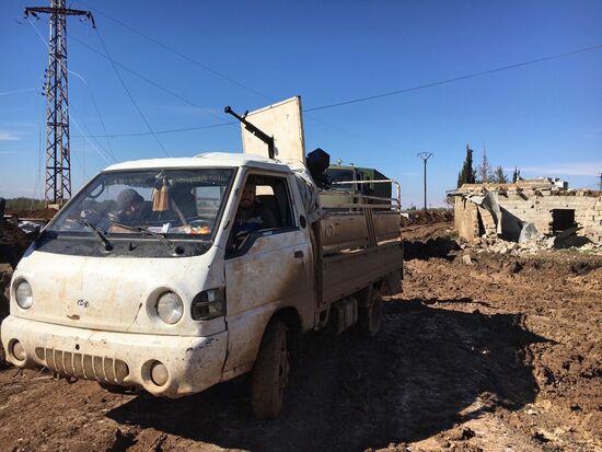 Освобожденный от террористов ИГ город Шейх-Мискин в сирийской провинции Дераа