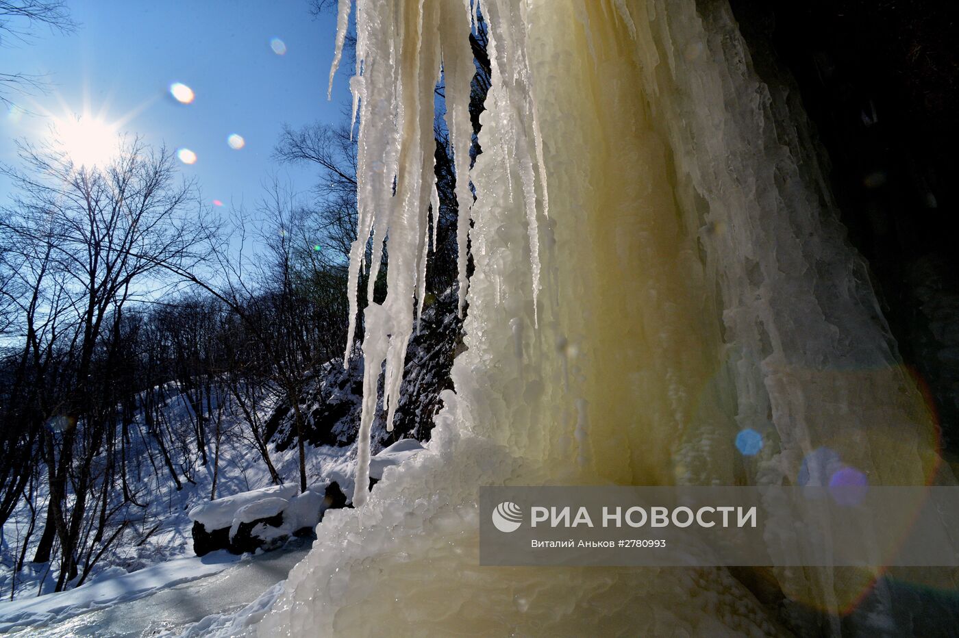 Кравцовский водопад "Сказка" в Хасанском районе Приморского края