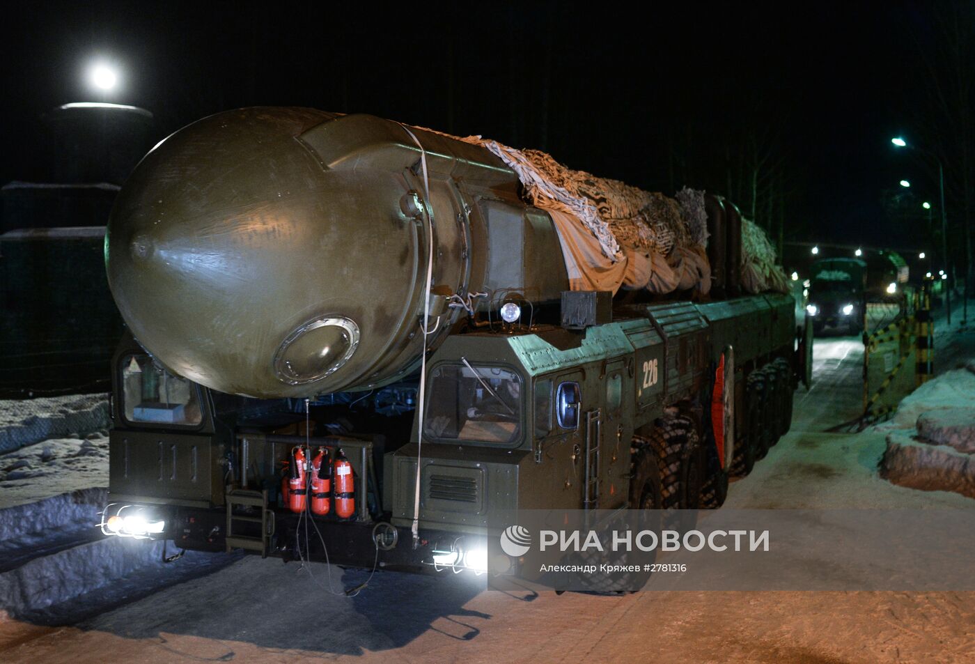 Несение дежурства боевыми ракетными комплексами в Новосибирской области
