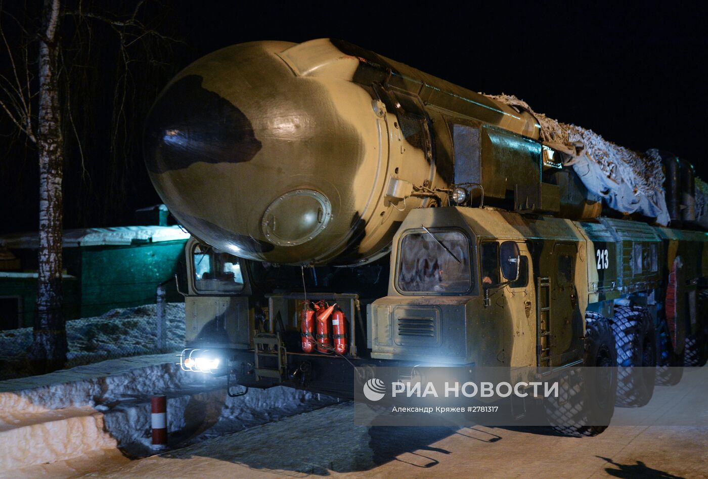 Несение дежурства боевыми ракетными комплексами в Новосибирской области