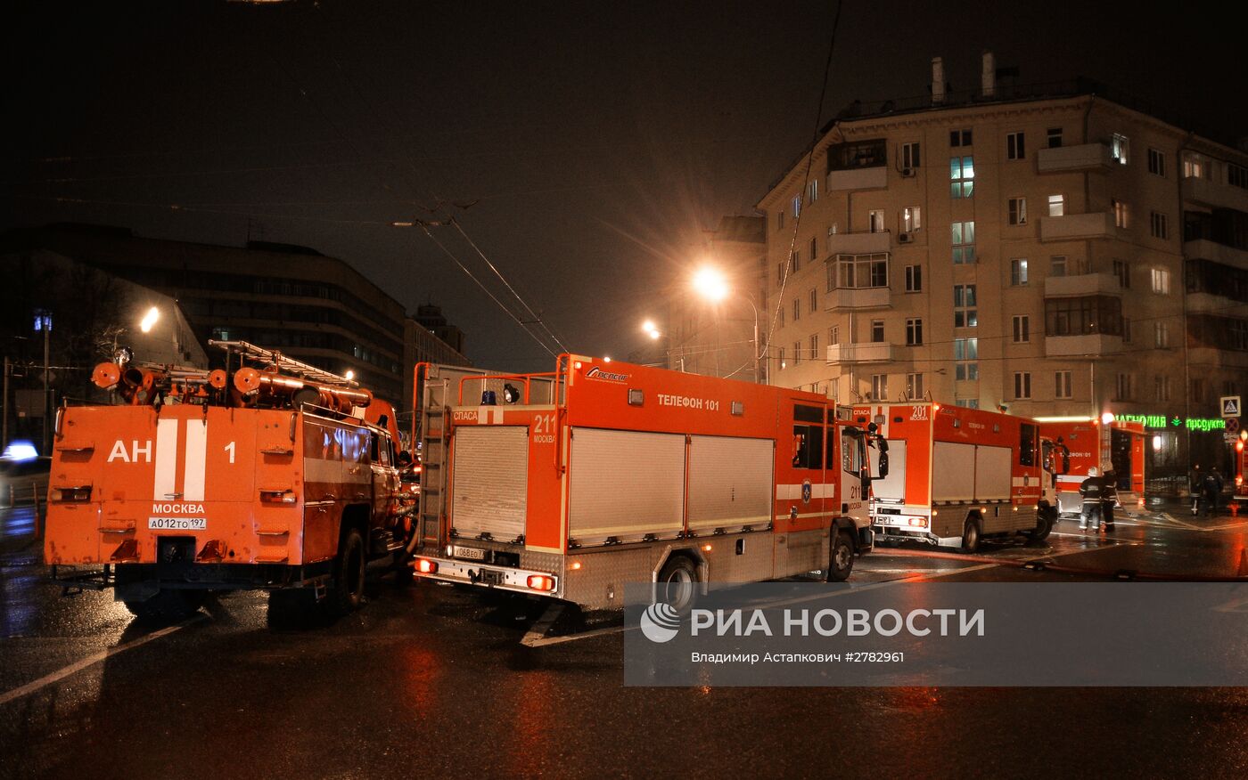 Пожар на швейном предприятии на востоке Москвы