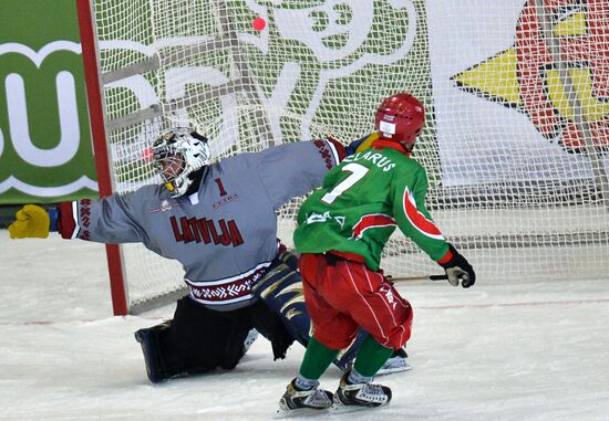 Хоккей с мячом. Чемпионат мира. Матч Латвия - Белоруссия
