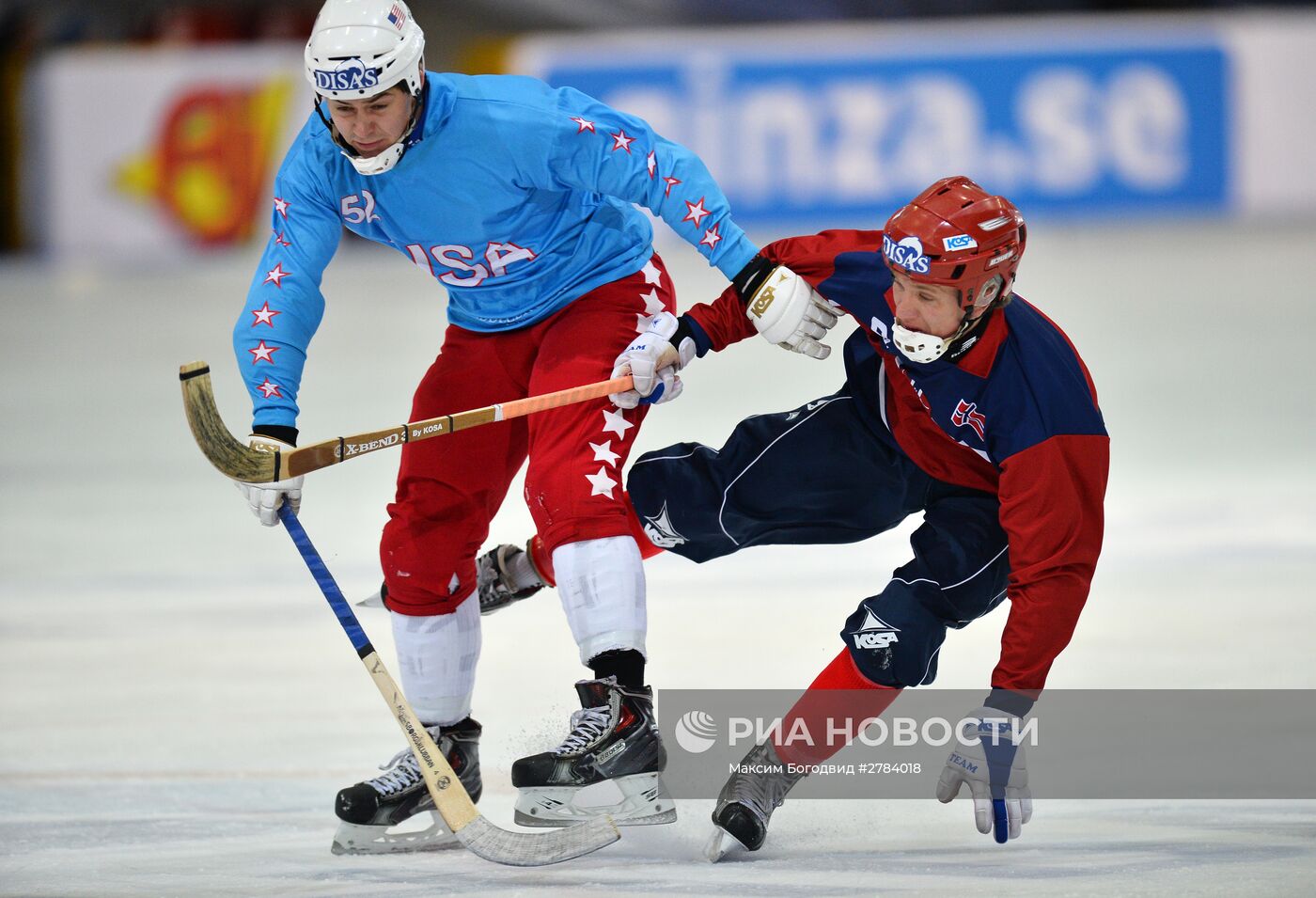 Хоккей с мячом. Чемпионат мира. Матч Норвегия - США